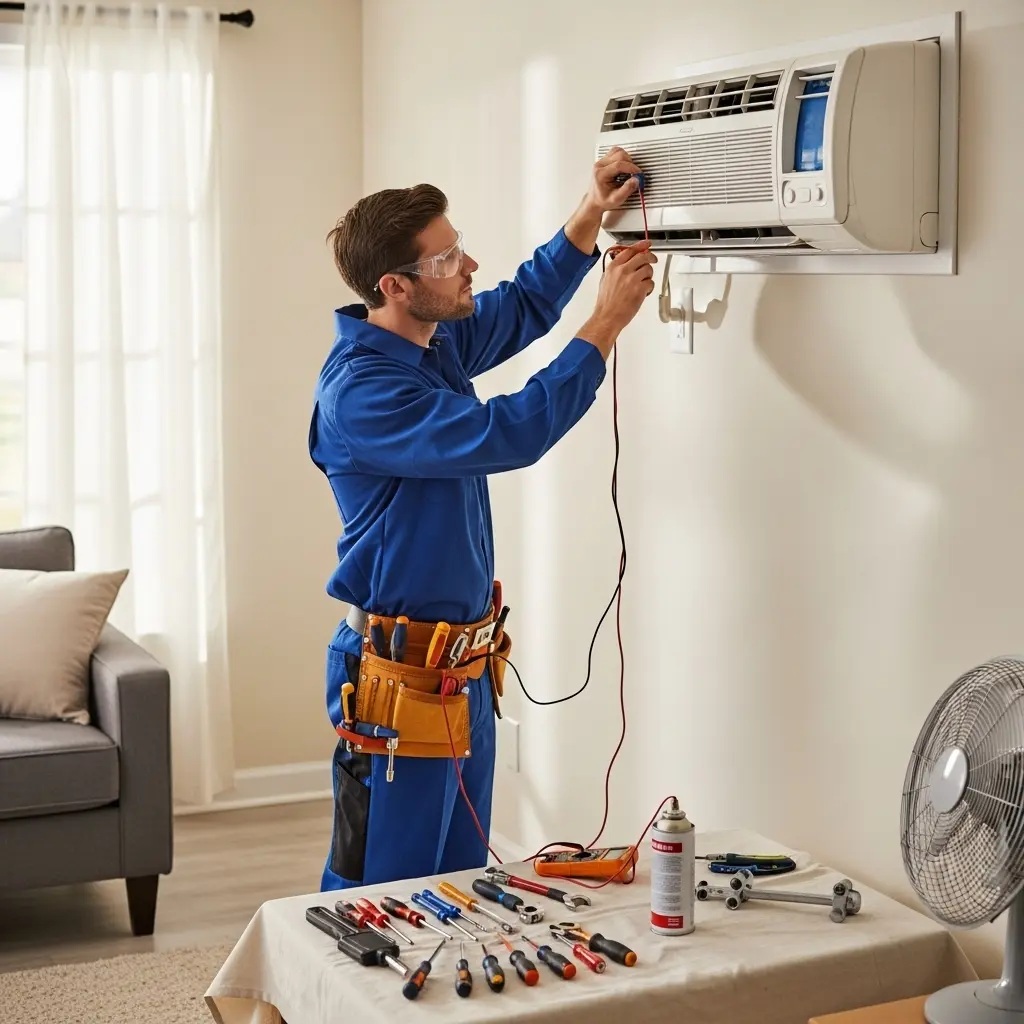 Seferihisar Daylux Daylux klima gaz dolumu ve bakım – Enerji verimliliği artırıldı. - Teknik servis örneği